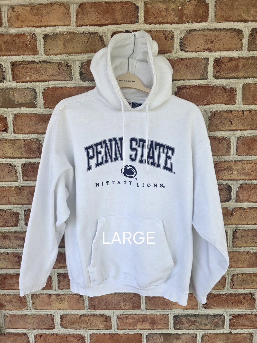 Penn State White Nittany Lions Pullover Hoodie - Men's Large